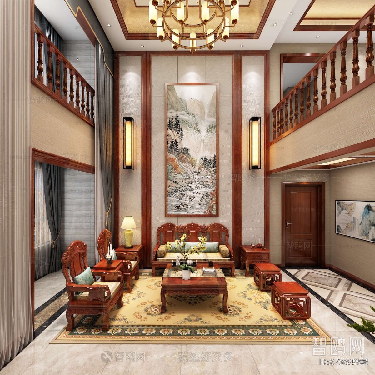 New Chinese Style Hallway