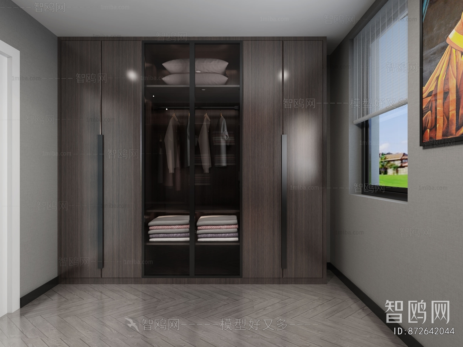 Modern Clothes Storage Area