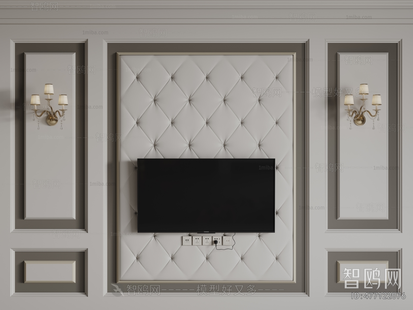 French Style TV Wall