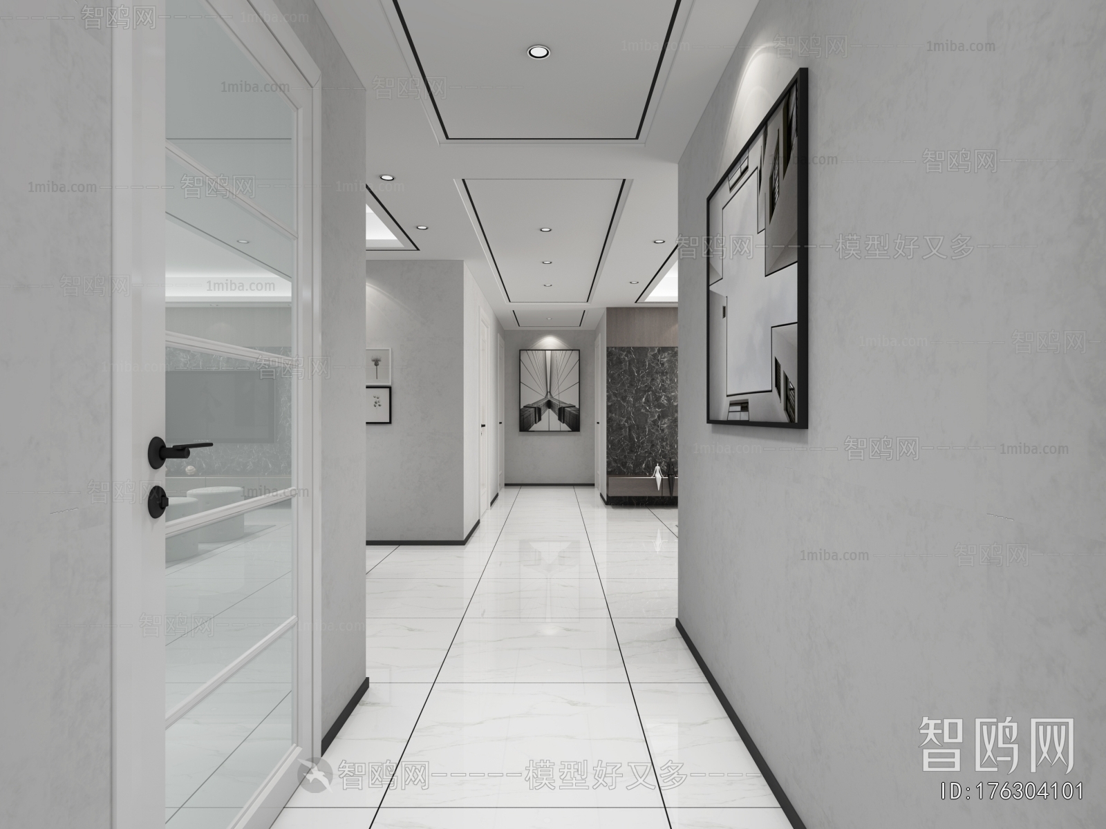 Modern Hallway