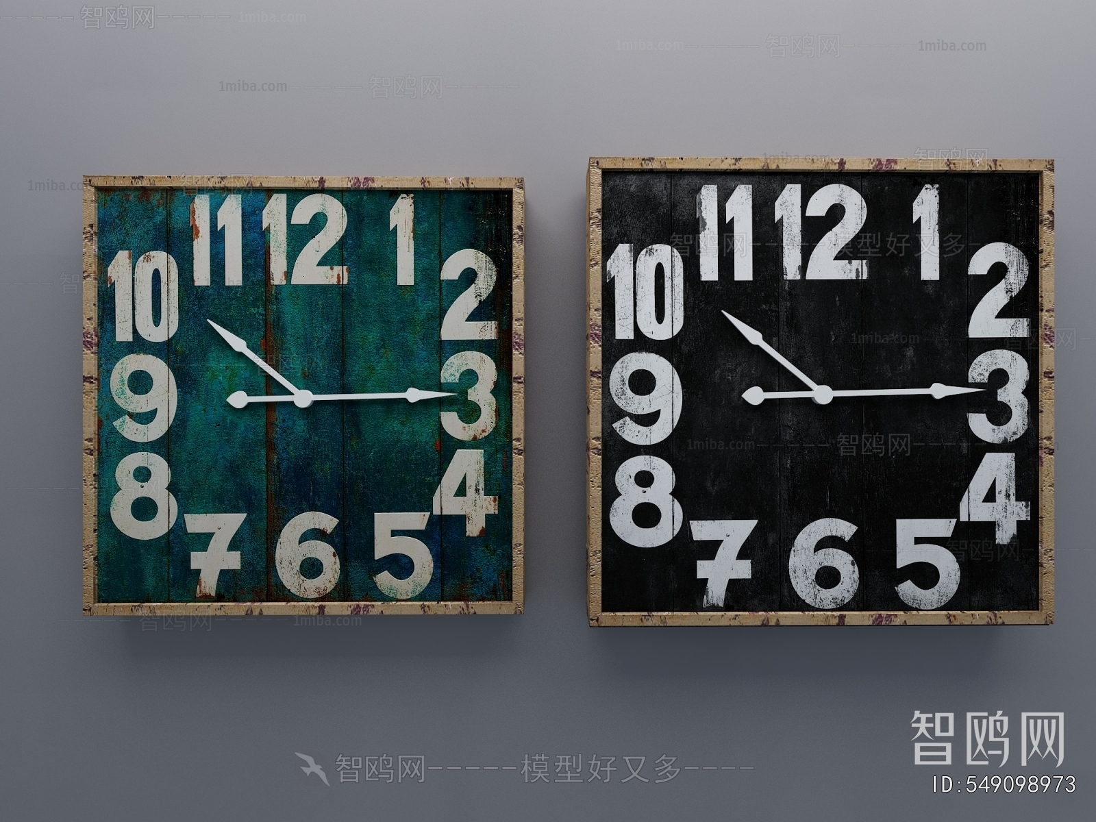 Industrial Style Wall Clock