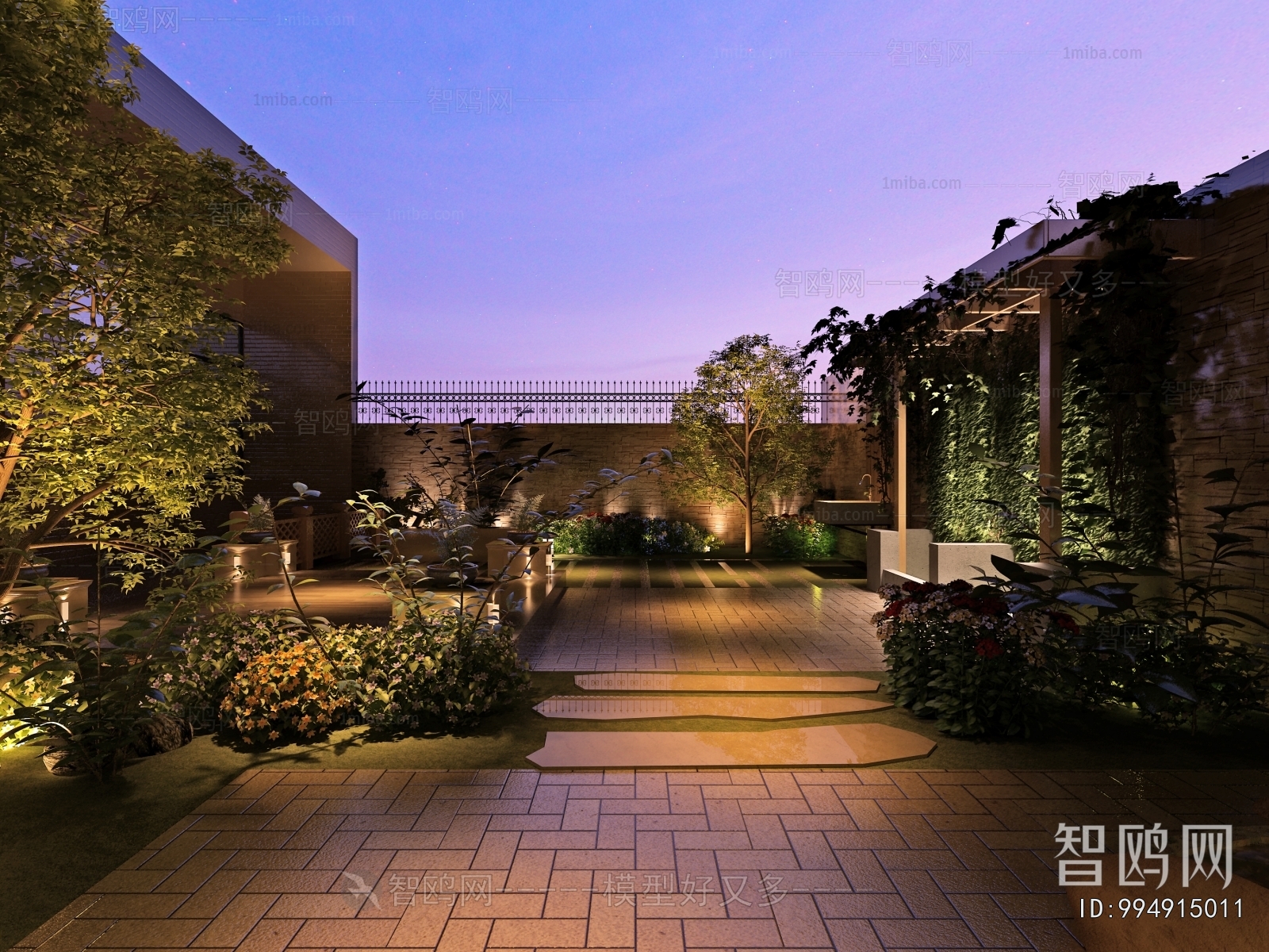 Modern Courtyard/landscape