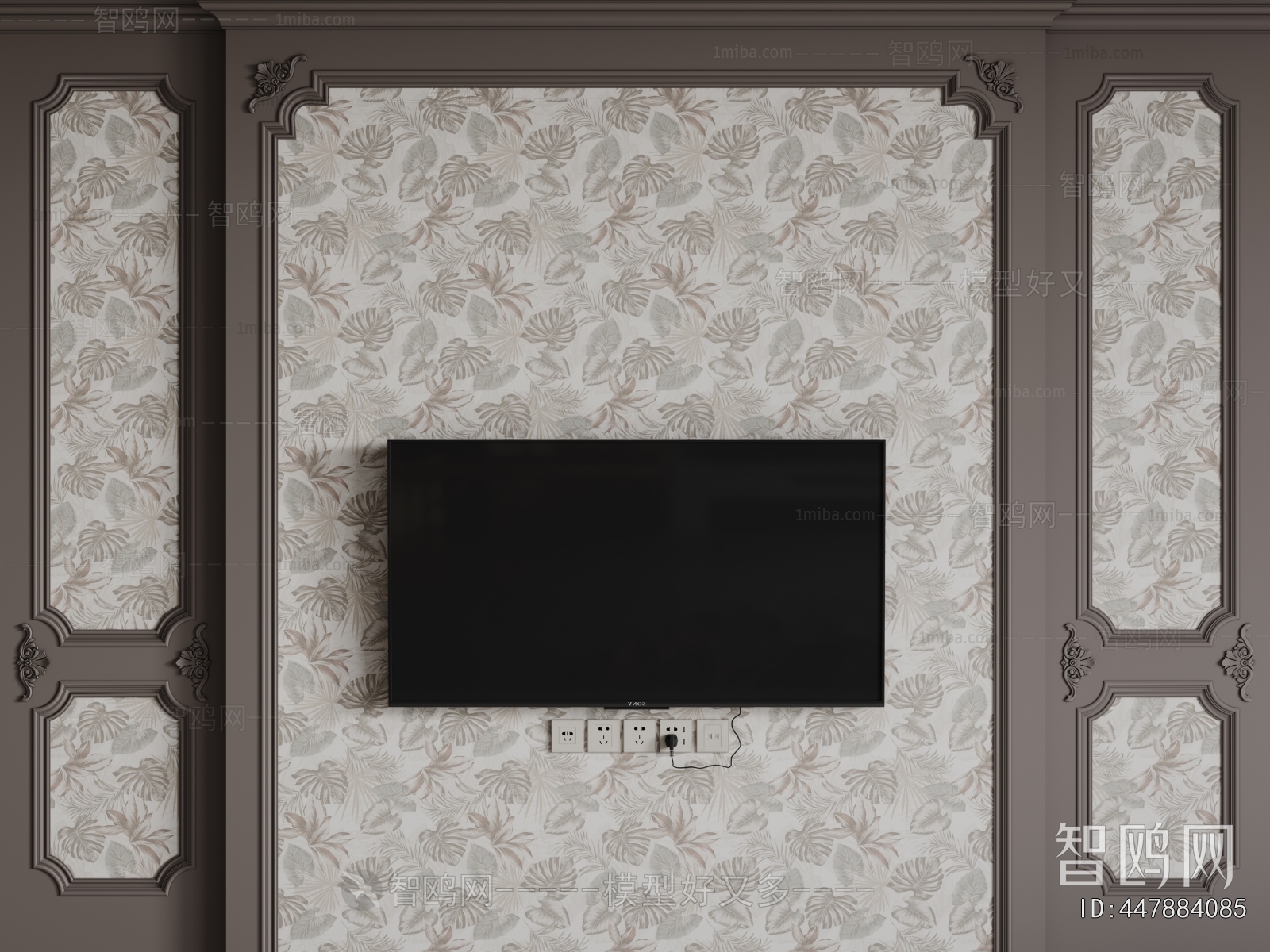 French Style TV Wall