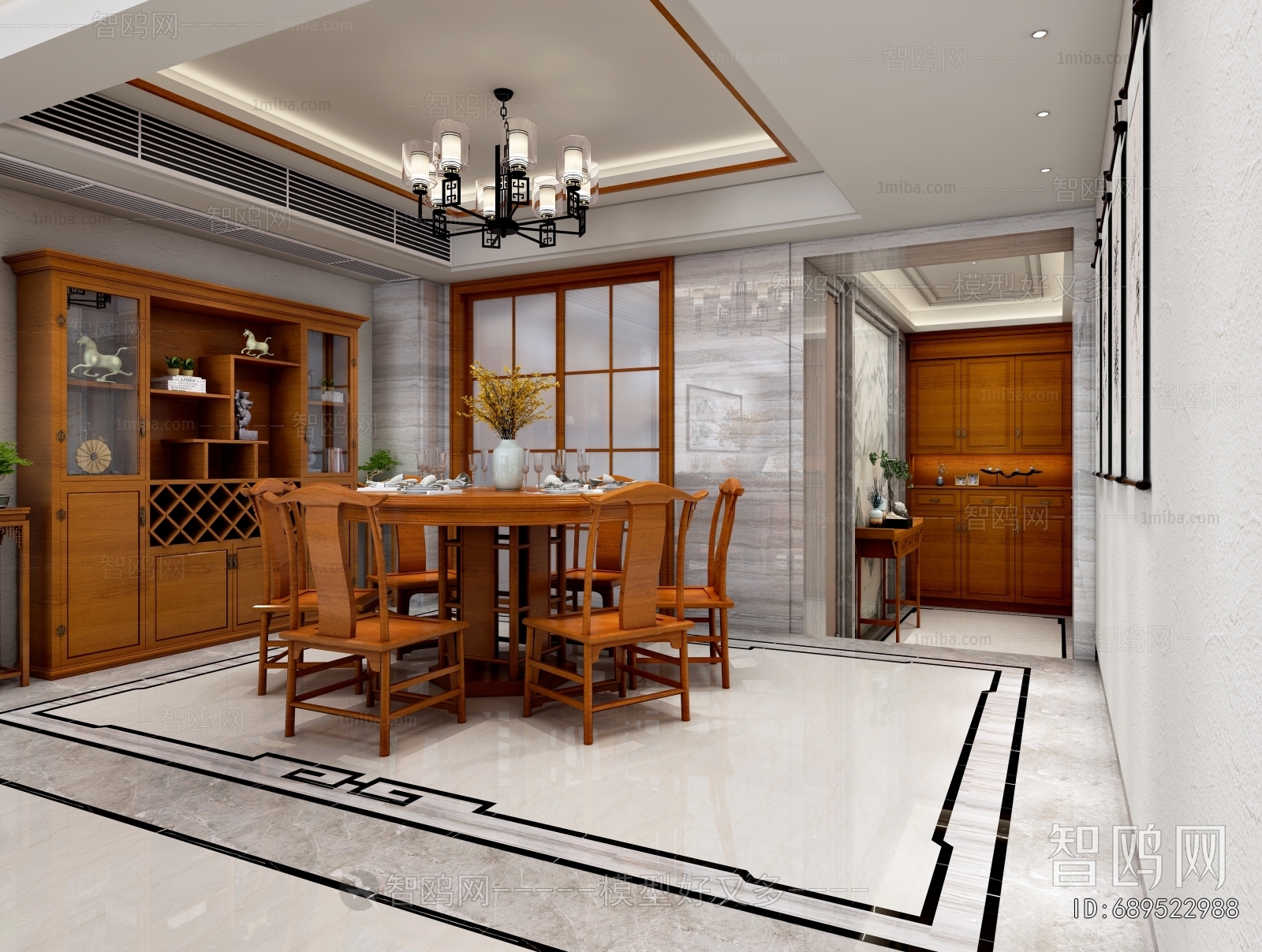 Chinese Style Dining Room