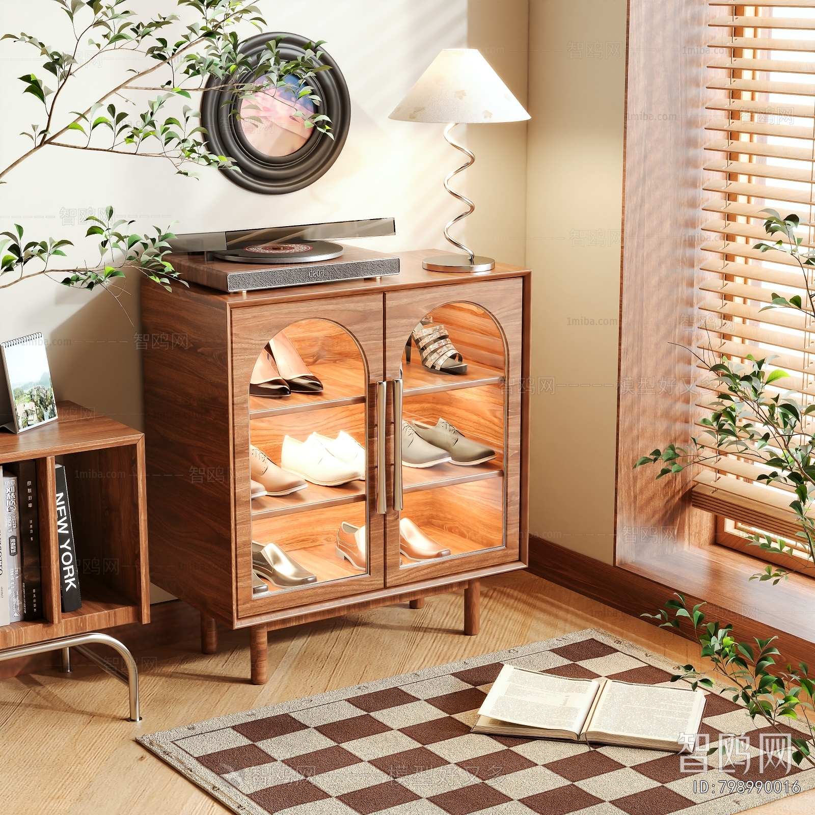 Modern Shoe Cabinet