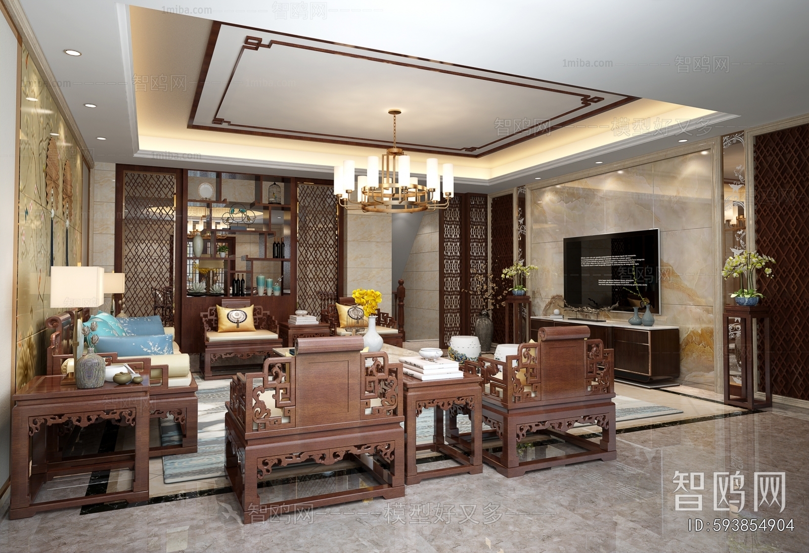 Chinese Style Dining Room