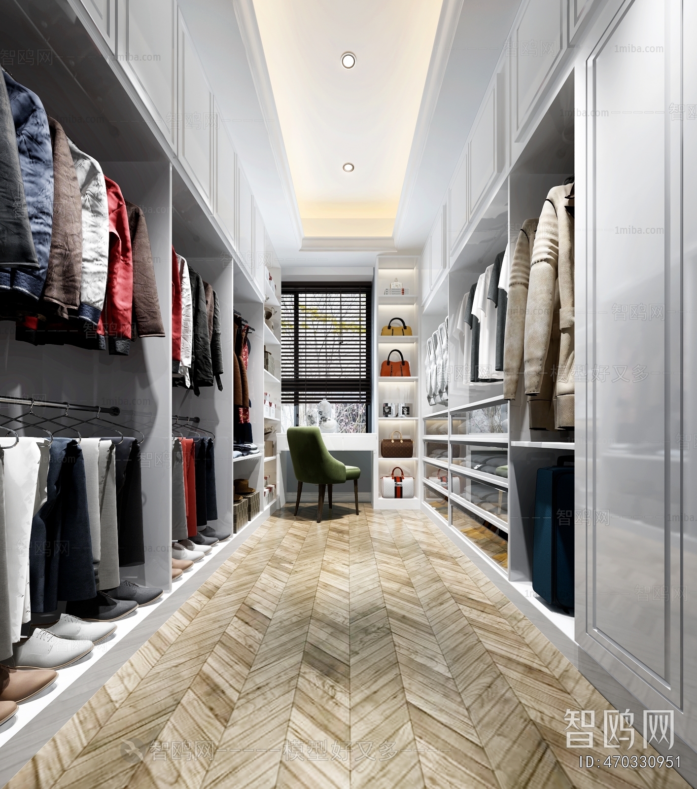 Modern Clothes Storage Area