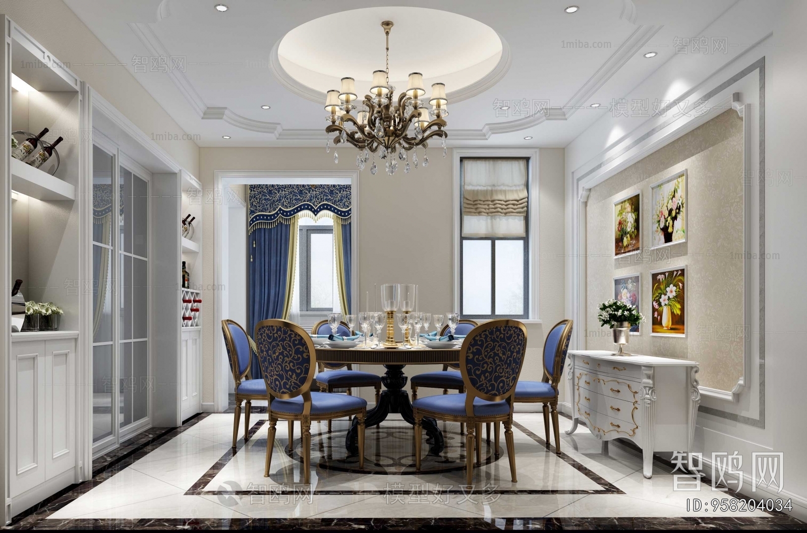 European Style Dining Room