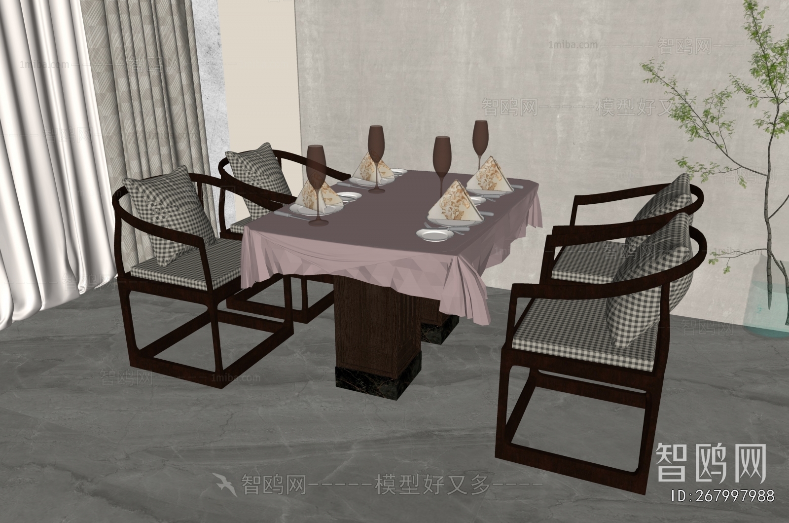 New Chinese Style Dining Table And Chairs