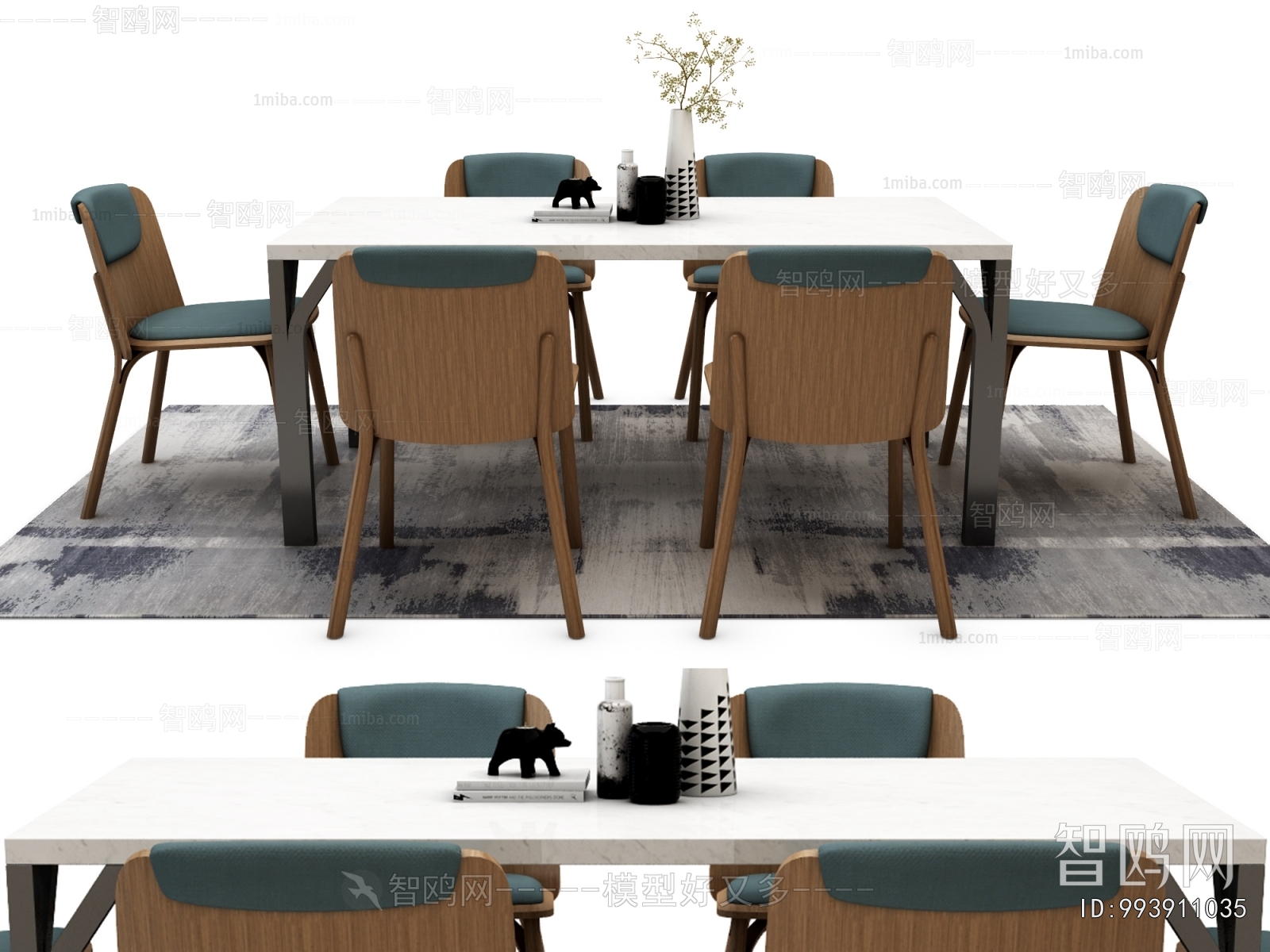 Nordic Style Dining Table And Chairs