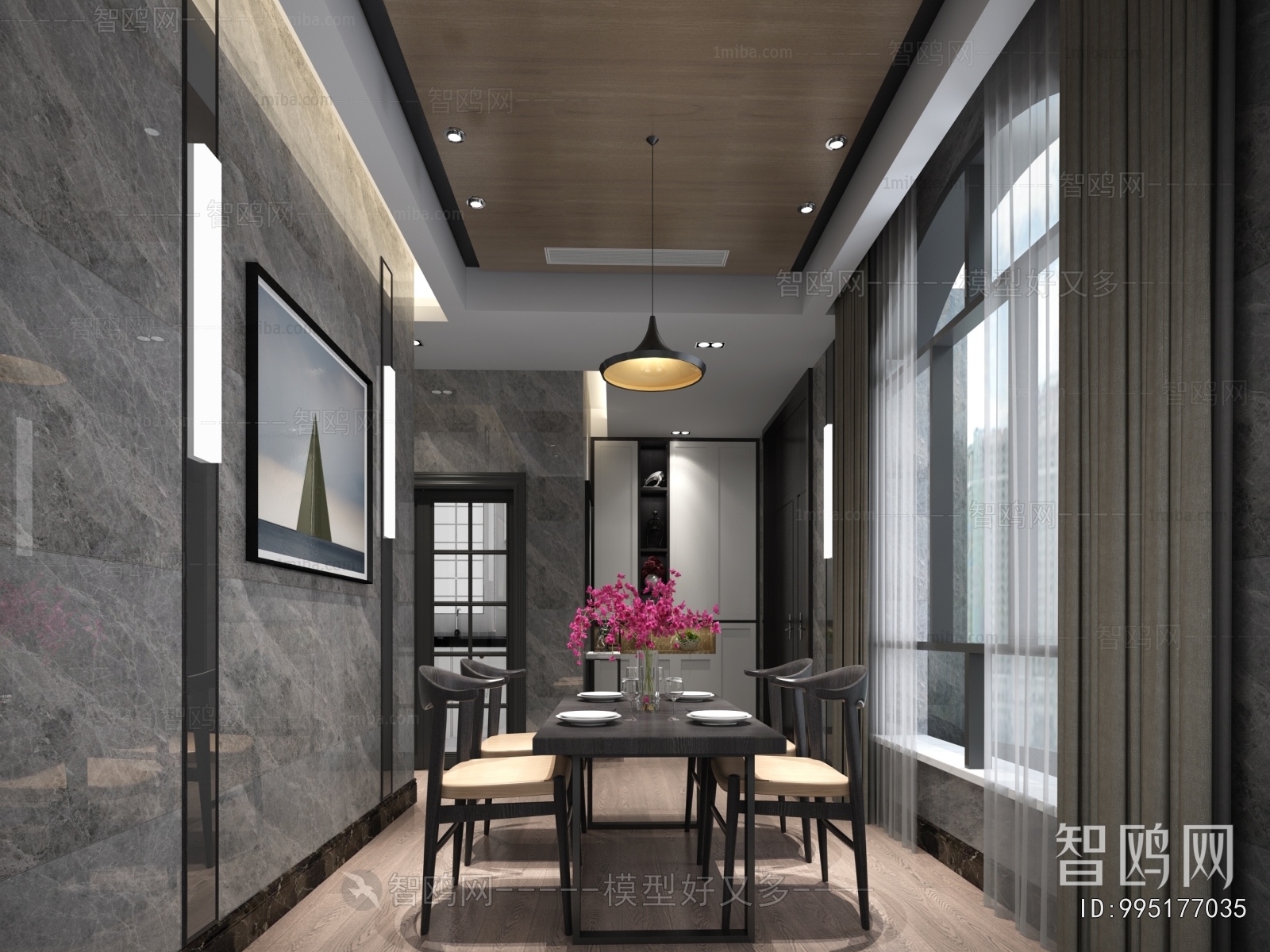 New Chinese Style Dining Room