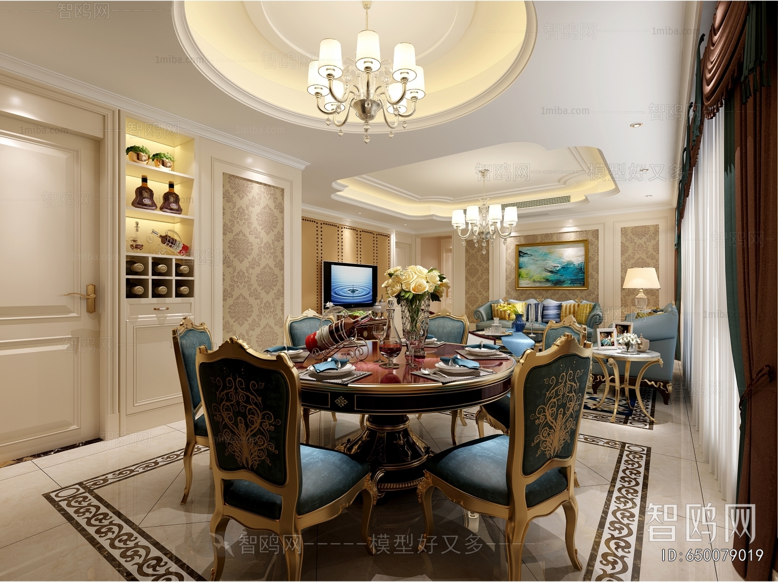 European Style Dining Room