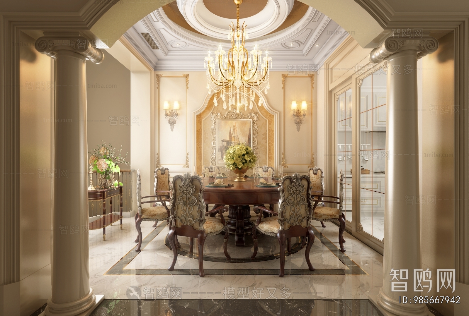 French Style Dining Room