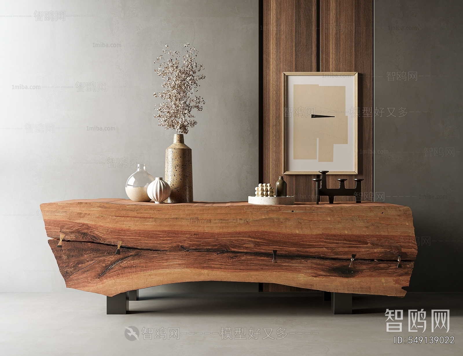 Wabi-sabi Style Console