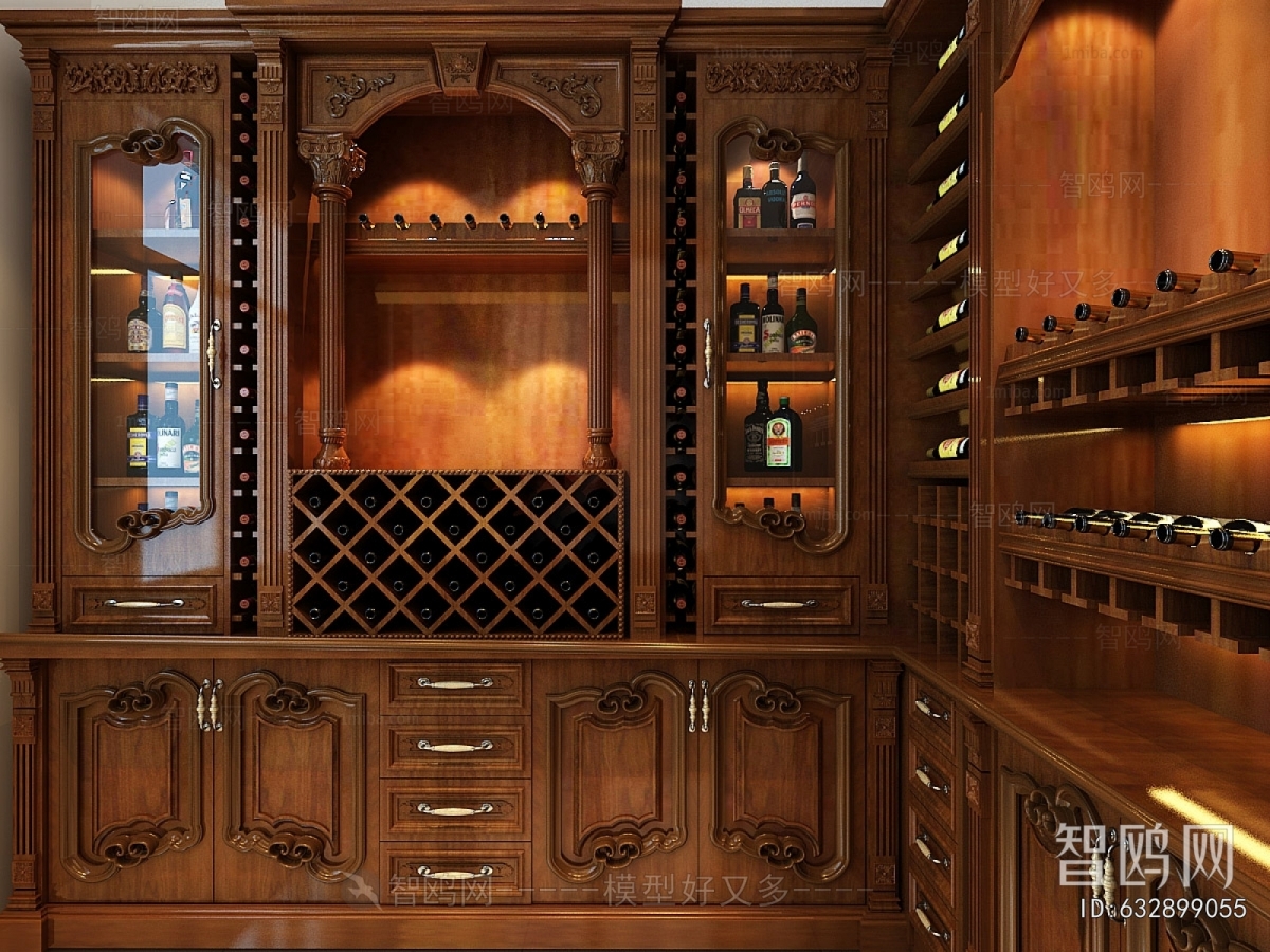 European Style Wine Cabinet