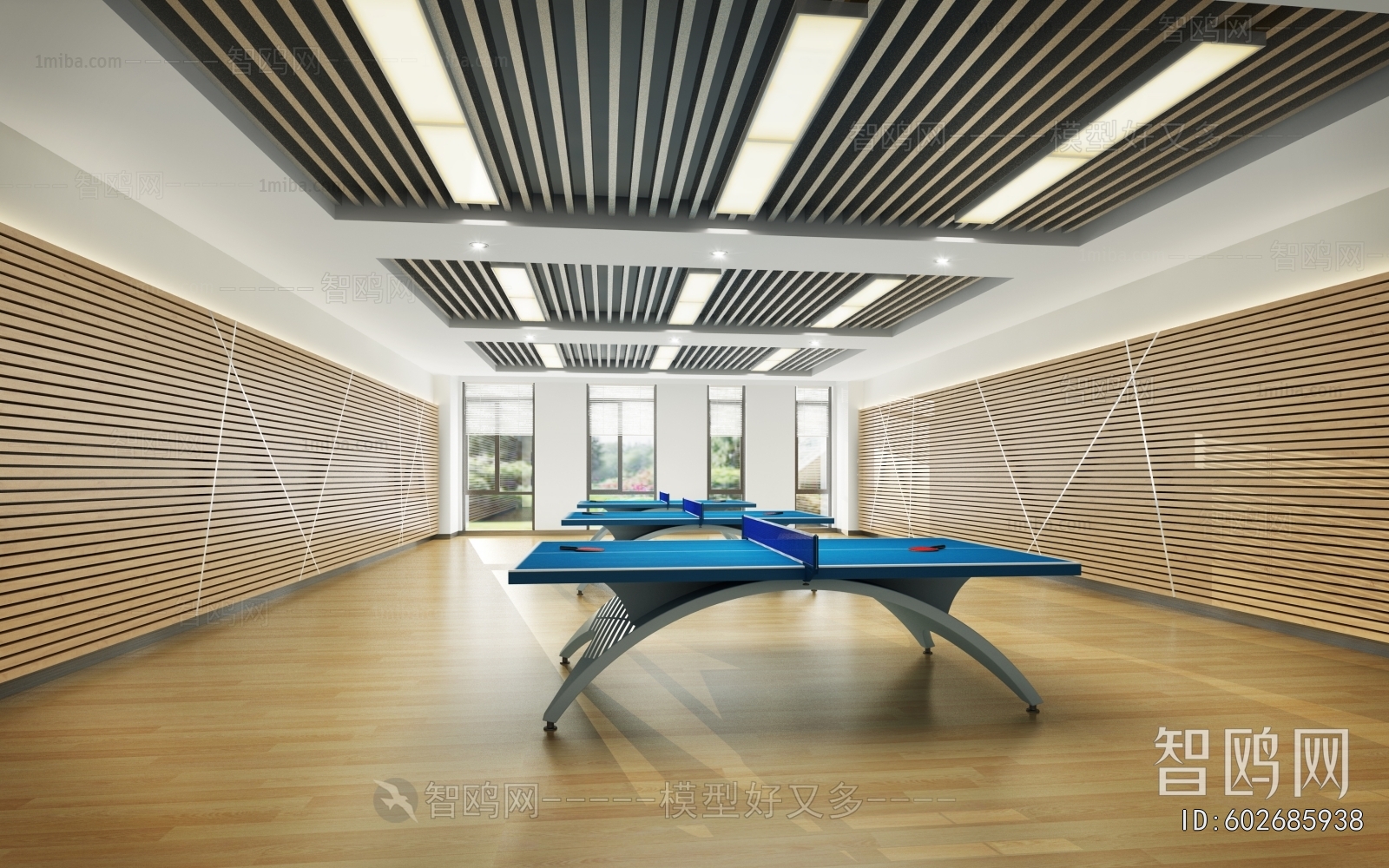 Modern Table Tennis Arena