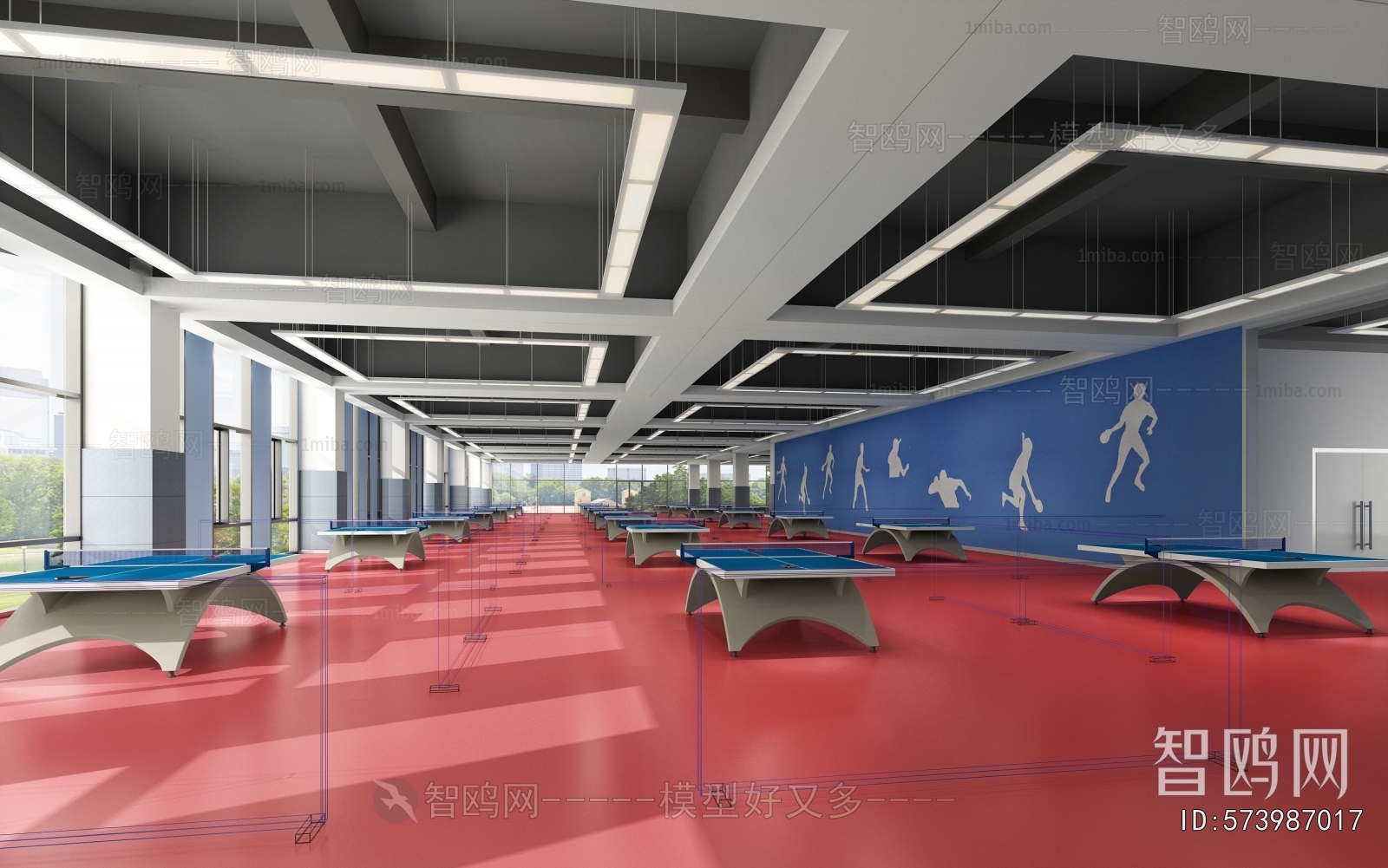 Modern Table Tennis Arena