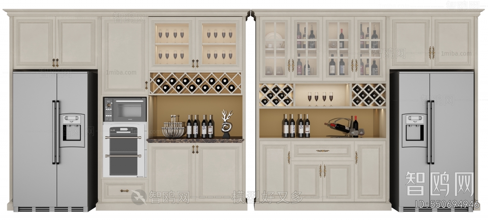 American Style Wine Cabinet