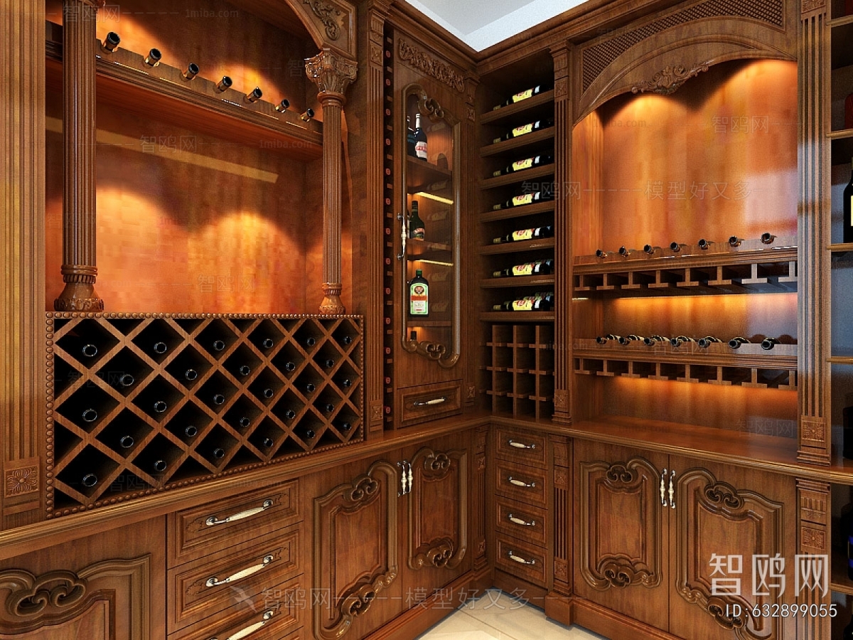 European Style Wine Cabinet