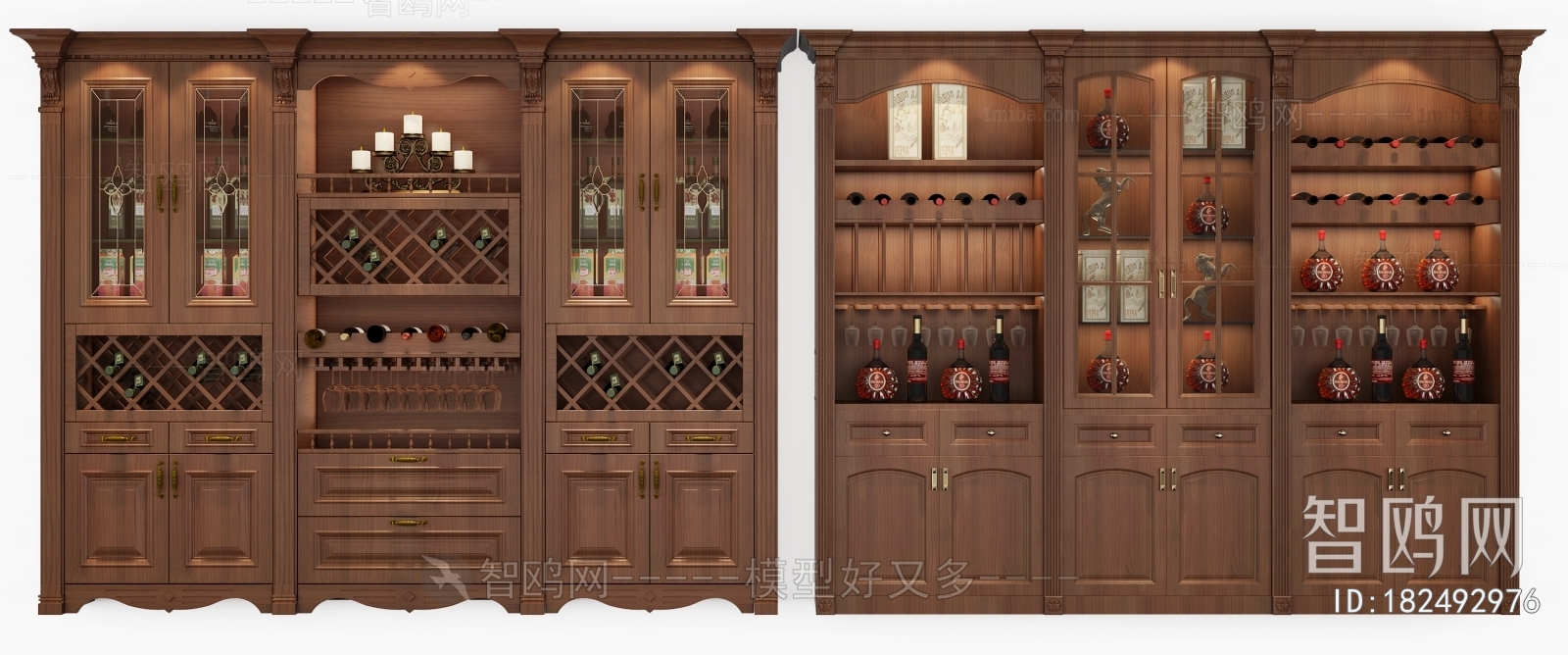 European Style Wine Cabinet