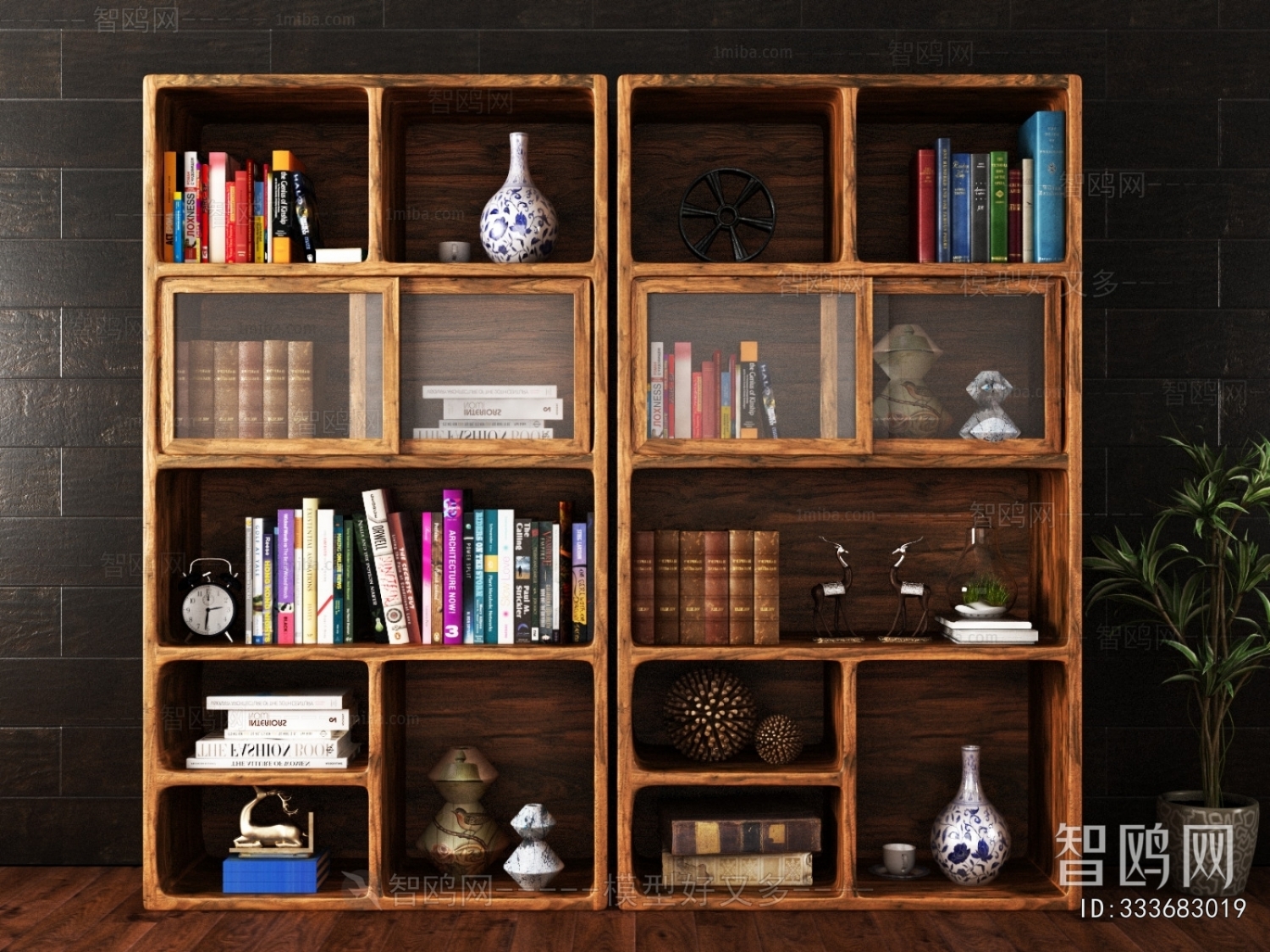 New Chinese Style Bookcase