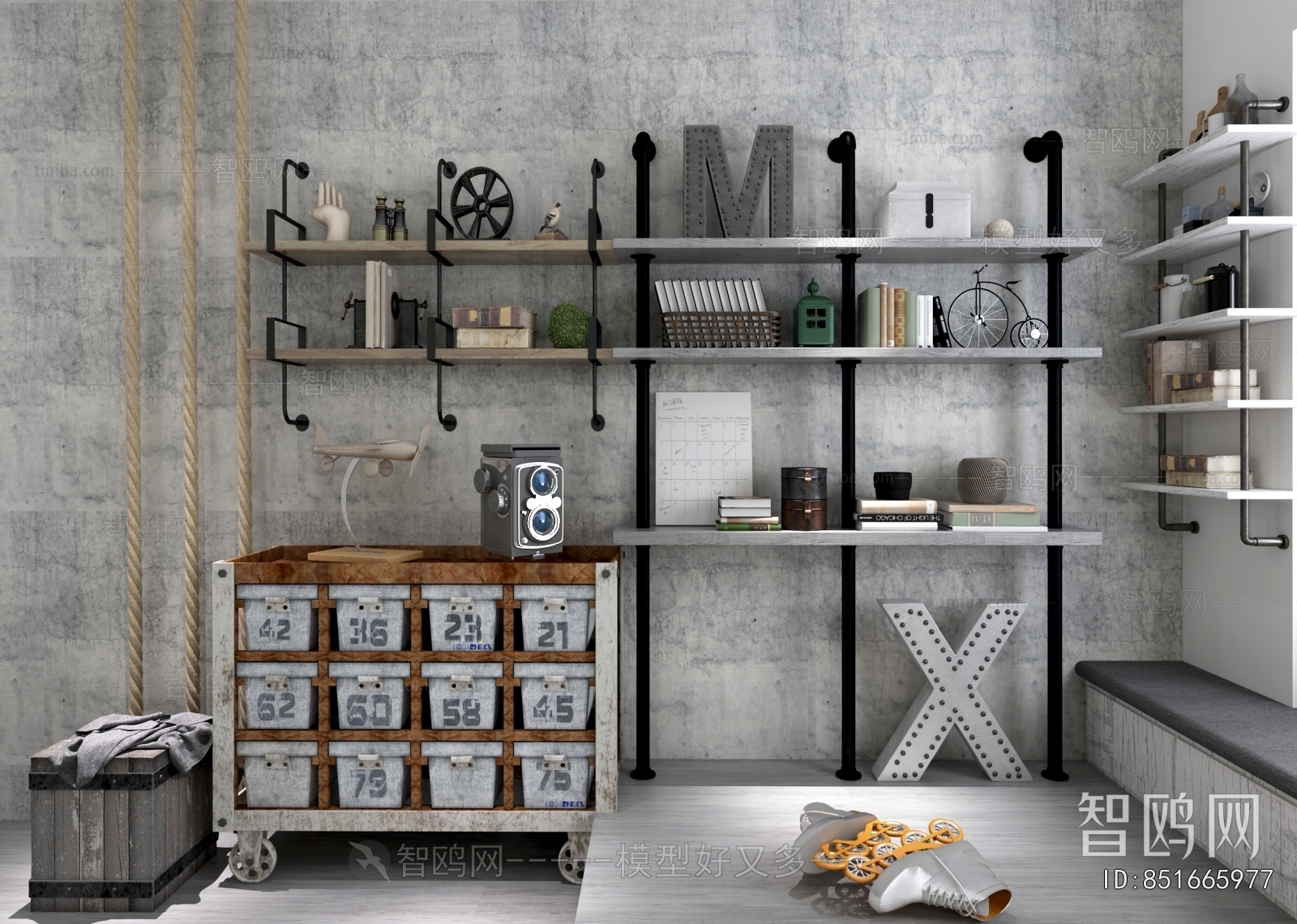 Industrial Style Shelving