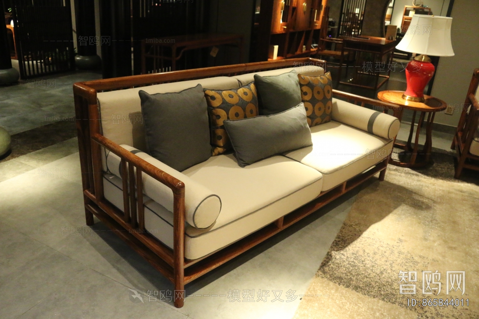 New Chinese Style A Sofa For Two