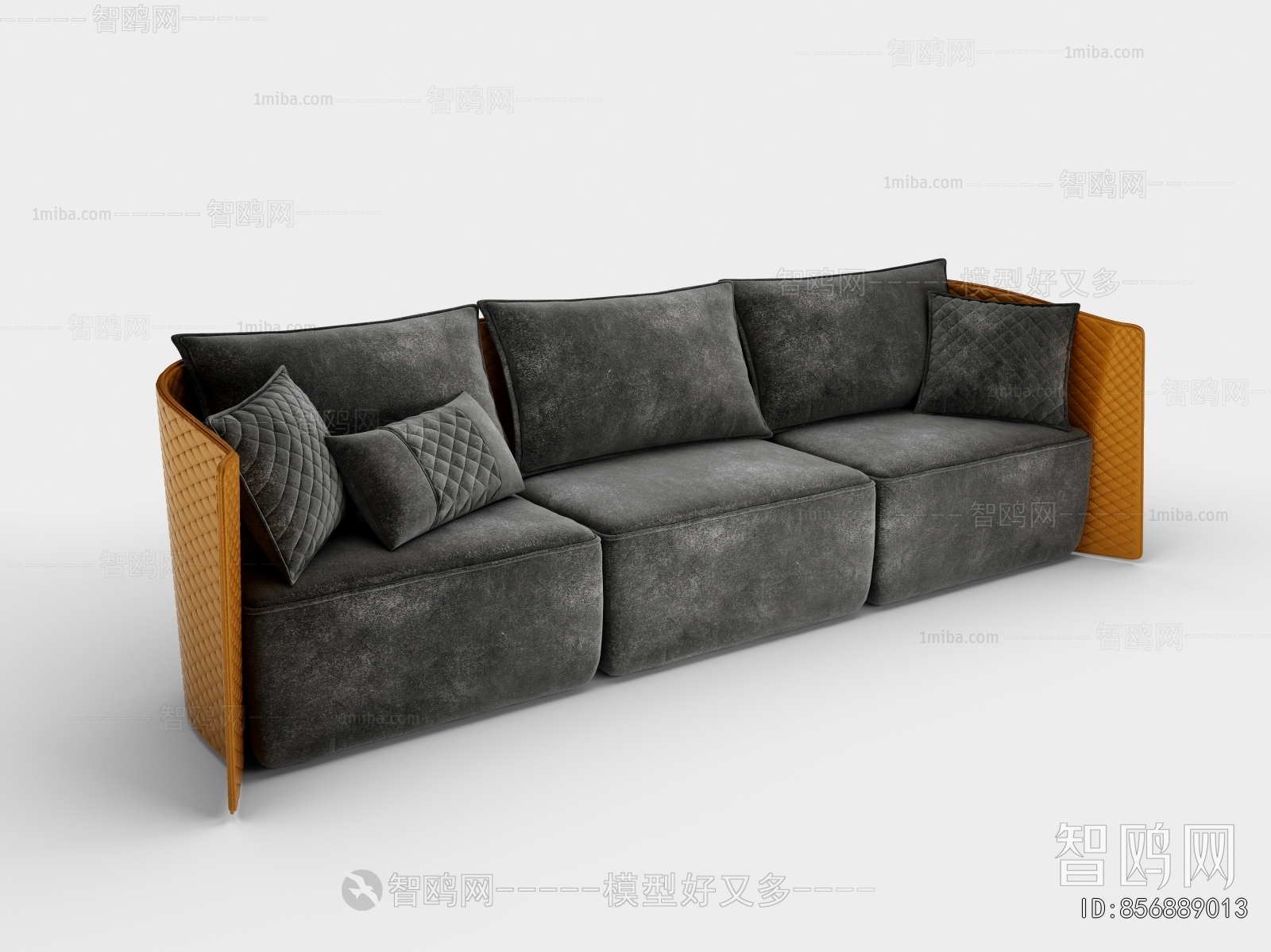 Post Modern Style Three-seat Sofa