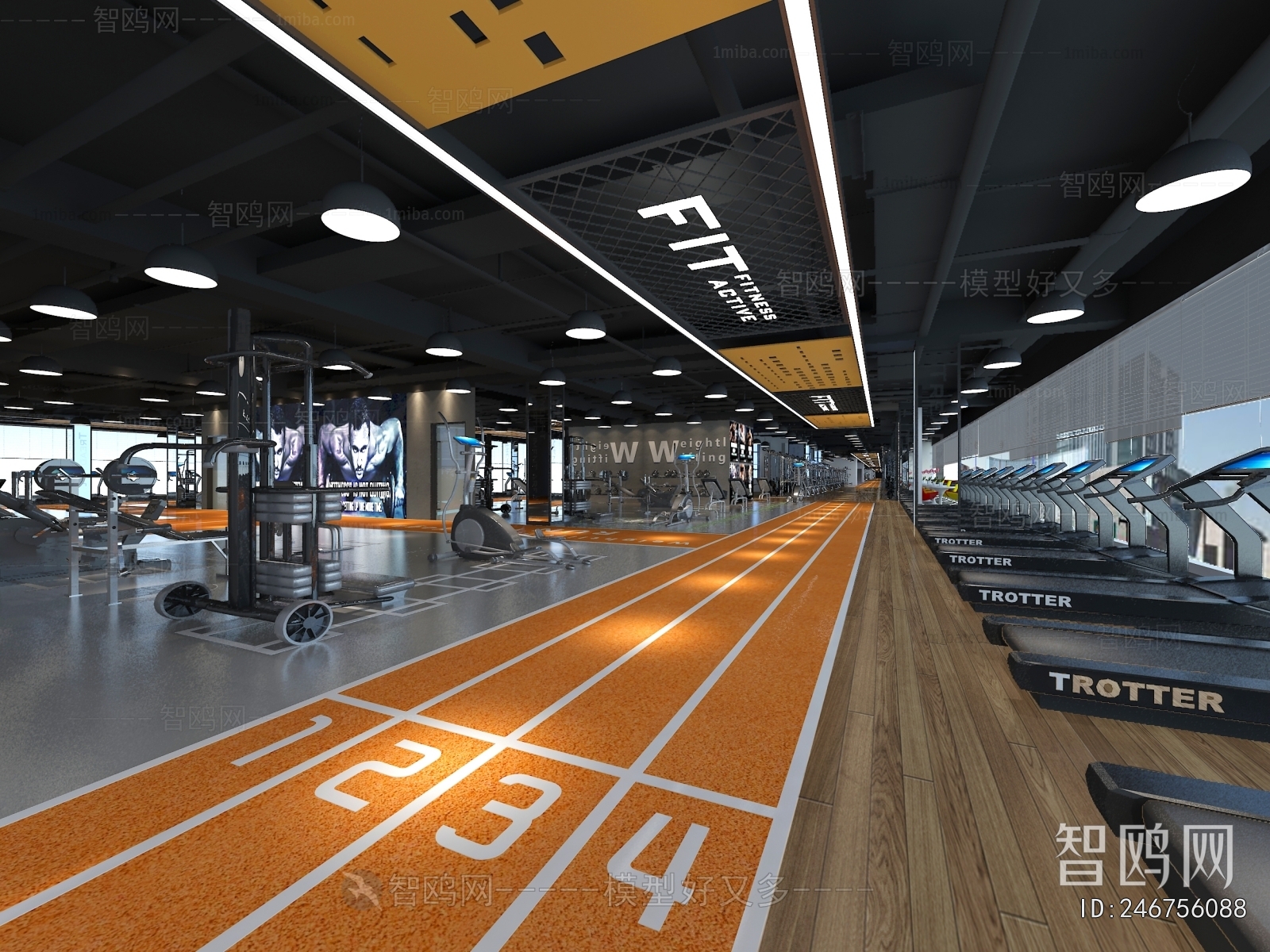 Industrial Style Gym