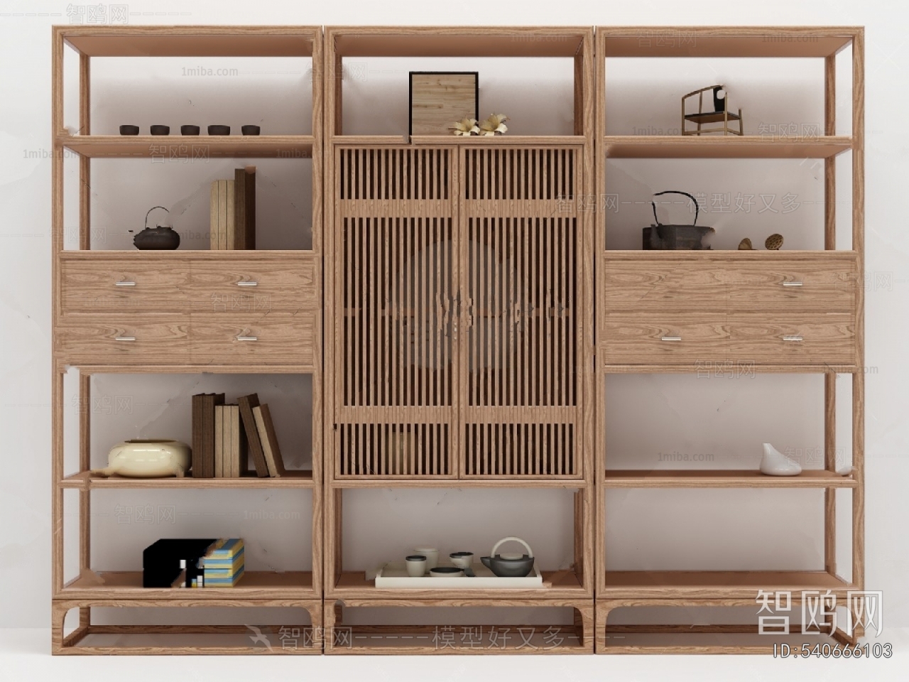 New Chinese Style Bookcase