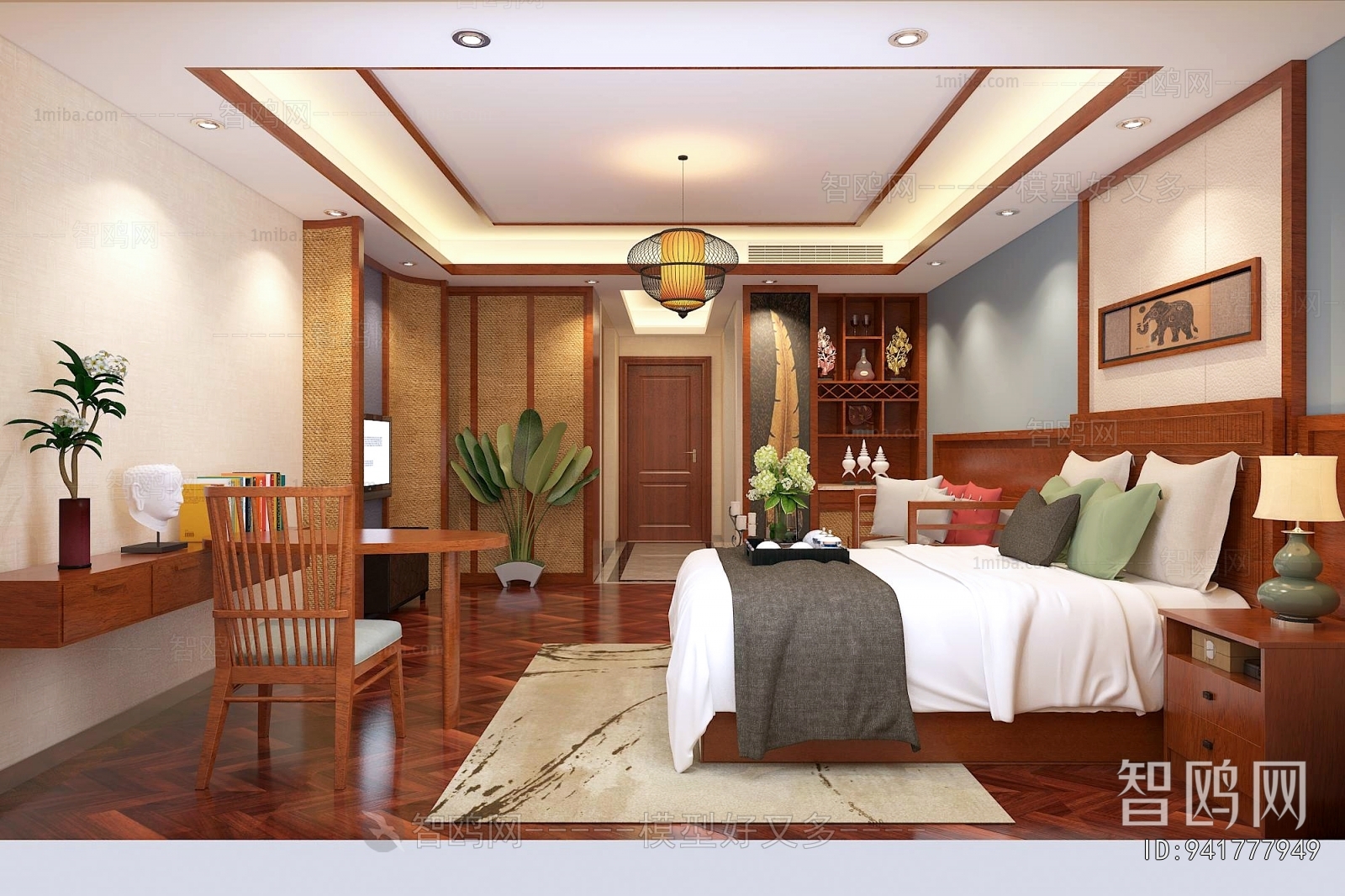 Southeast Asian Style Bedroom