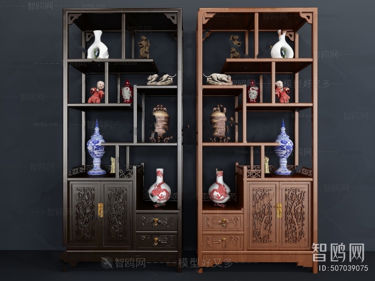 New Chinese Style Antique Rack