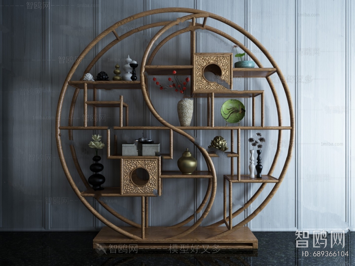 Chinese Style Antique Rack