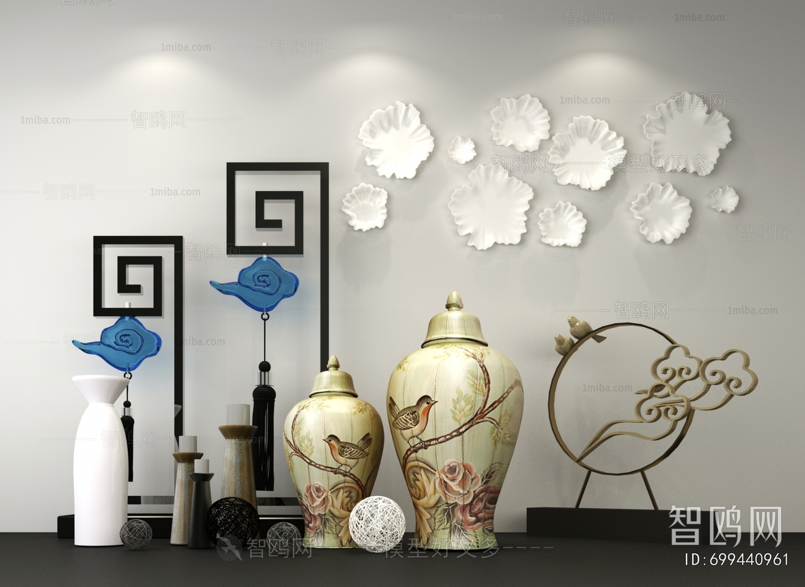 New Chinese Style Decorative Set