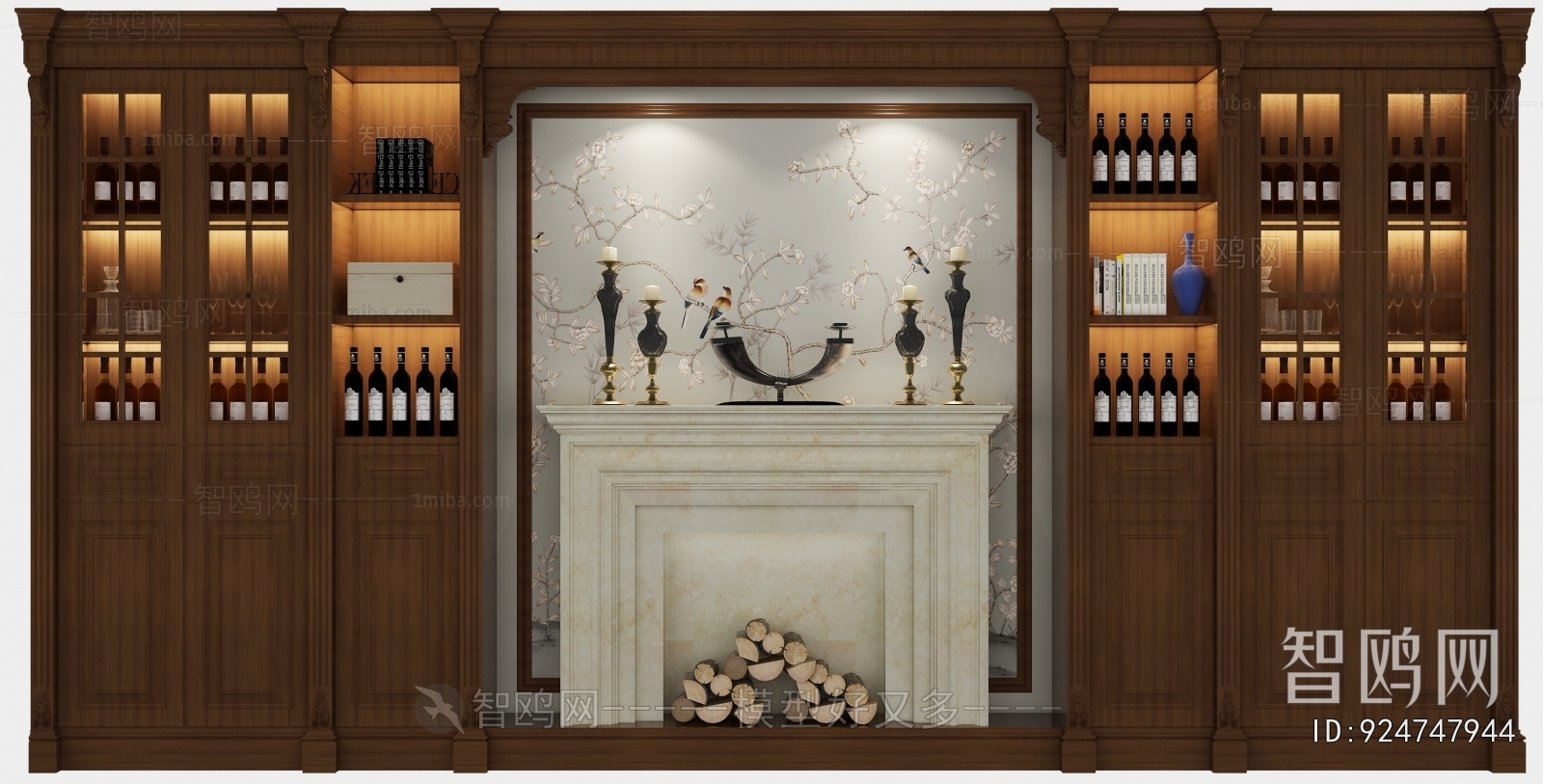 American Style Wine Cabinet