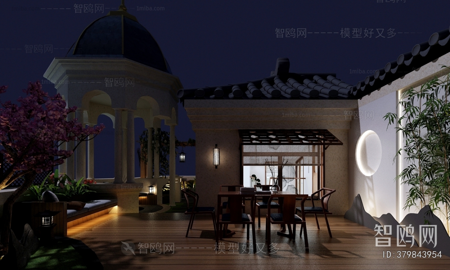 New Chinese Style Terrace