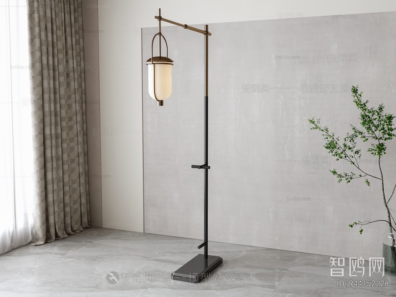 New Chinese Style Floor Lamp