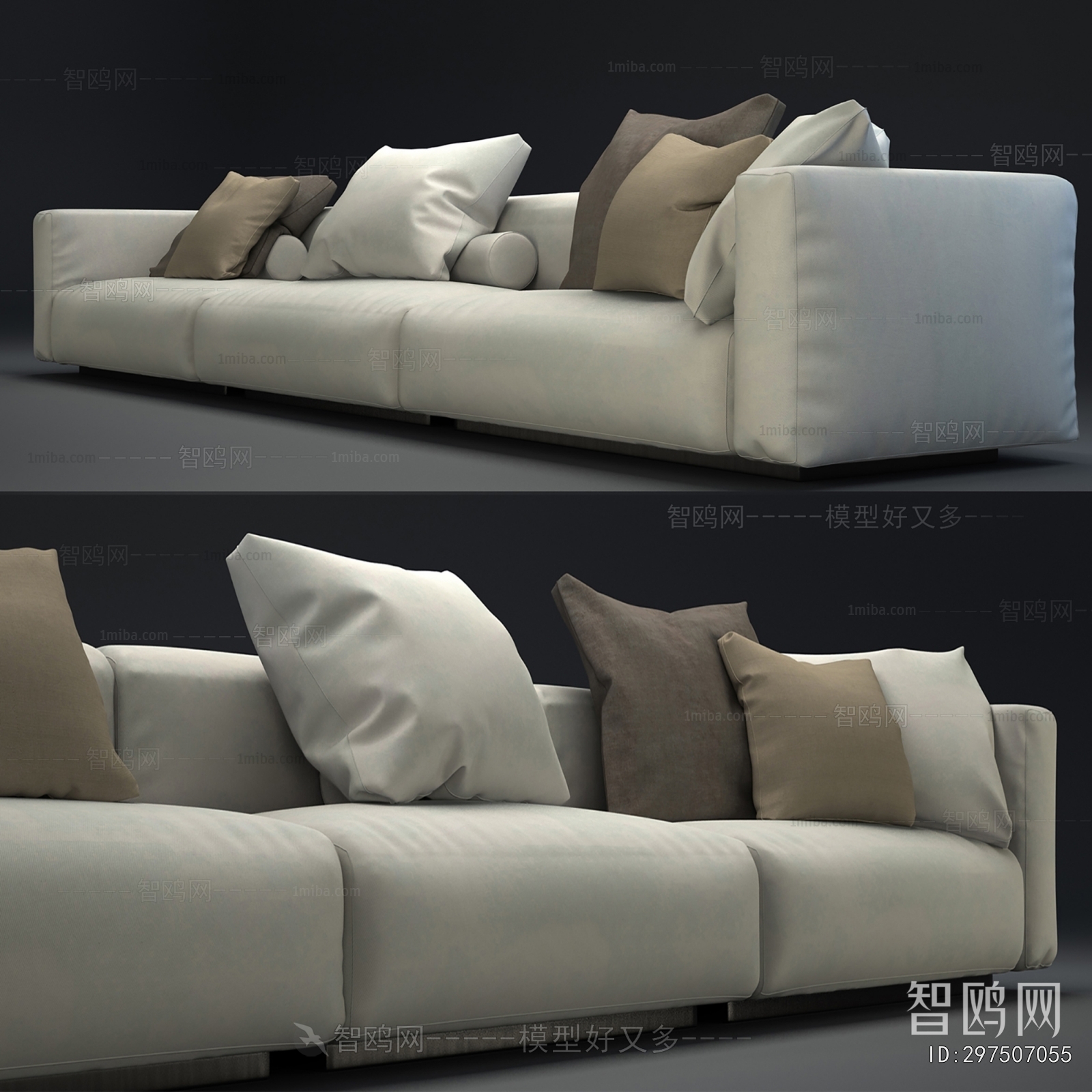 Modern Three-seat Sofa