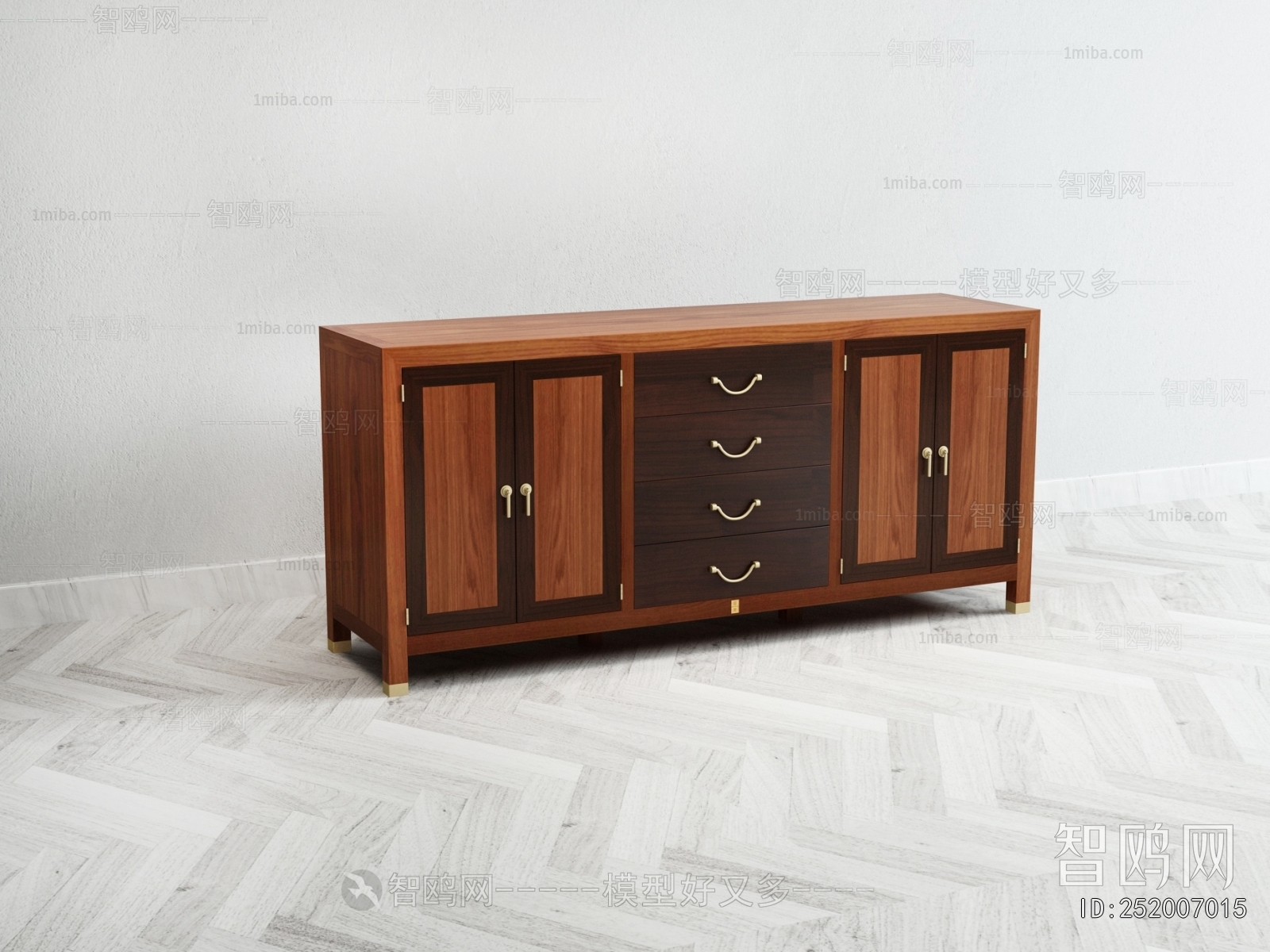 New Chinese Style Side Cabinet