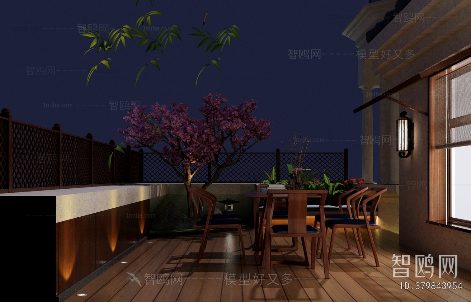 New Chinese Style Terrace