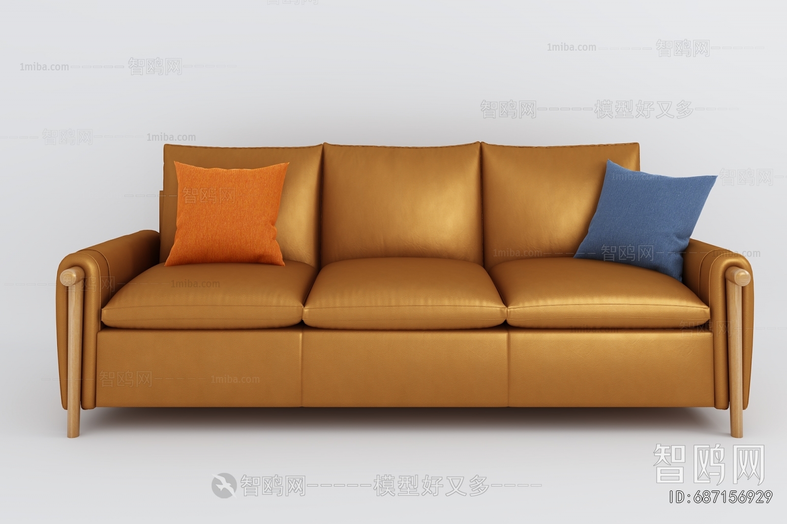 Modern Three-seat Sofa