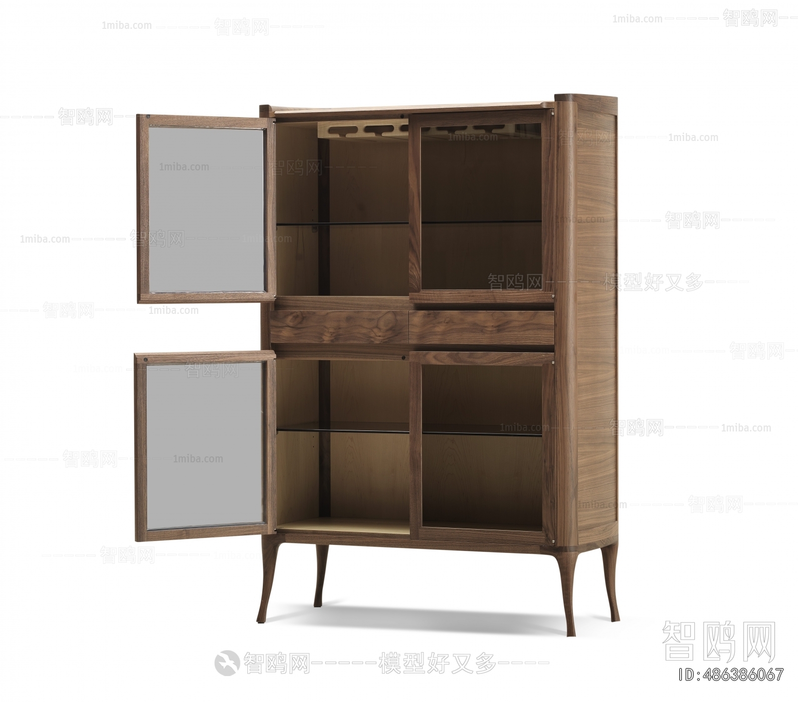 New Chinese Style Wine Cabinet