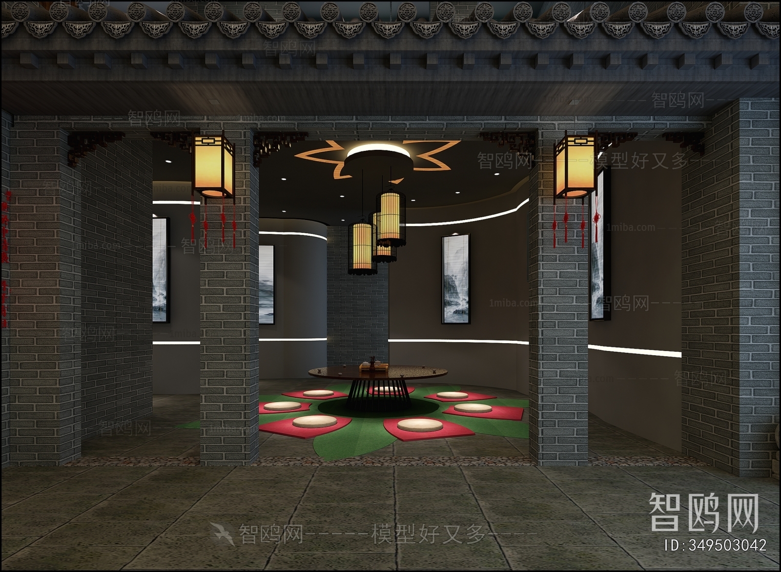 New Chinese Style Teahouse Tea House