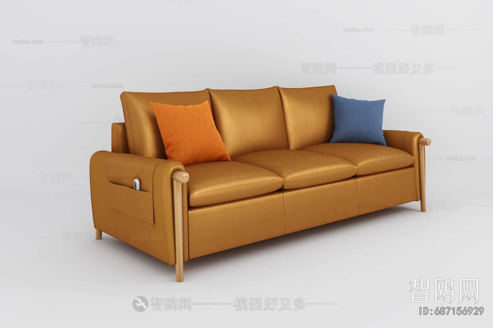 Modern Three-seat Sofa