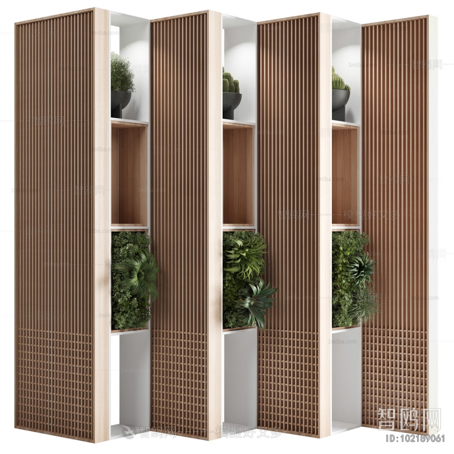 Modern Wooden Screen Partition