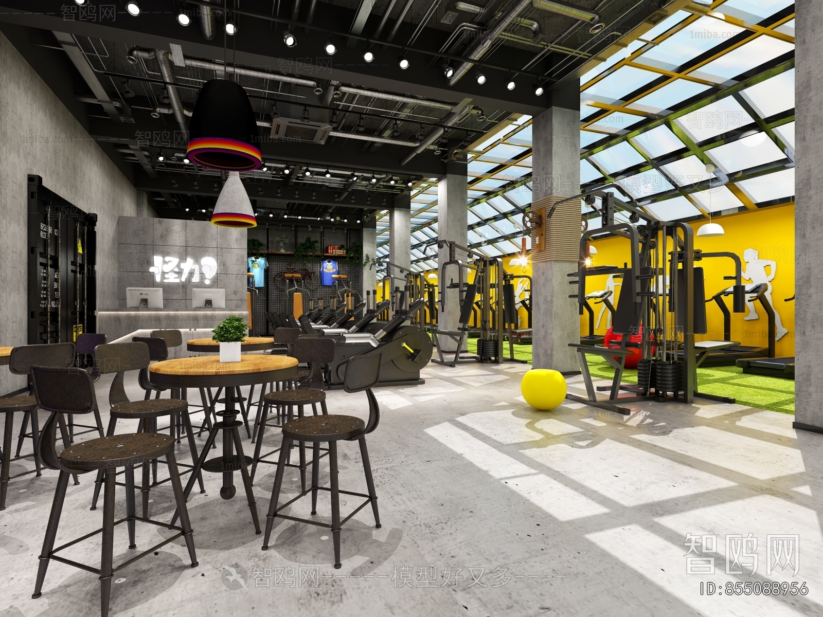 Industrial Style Gym