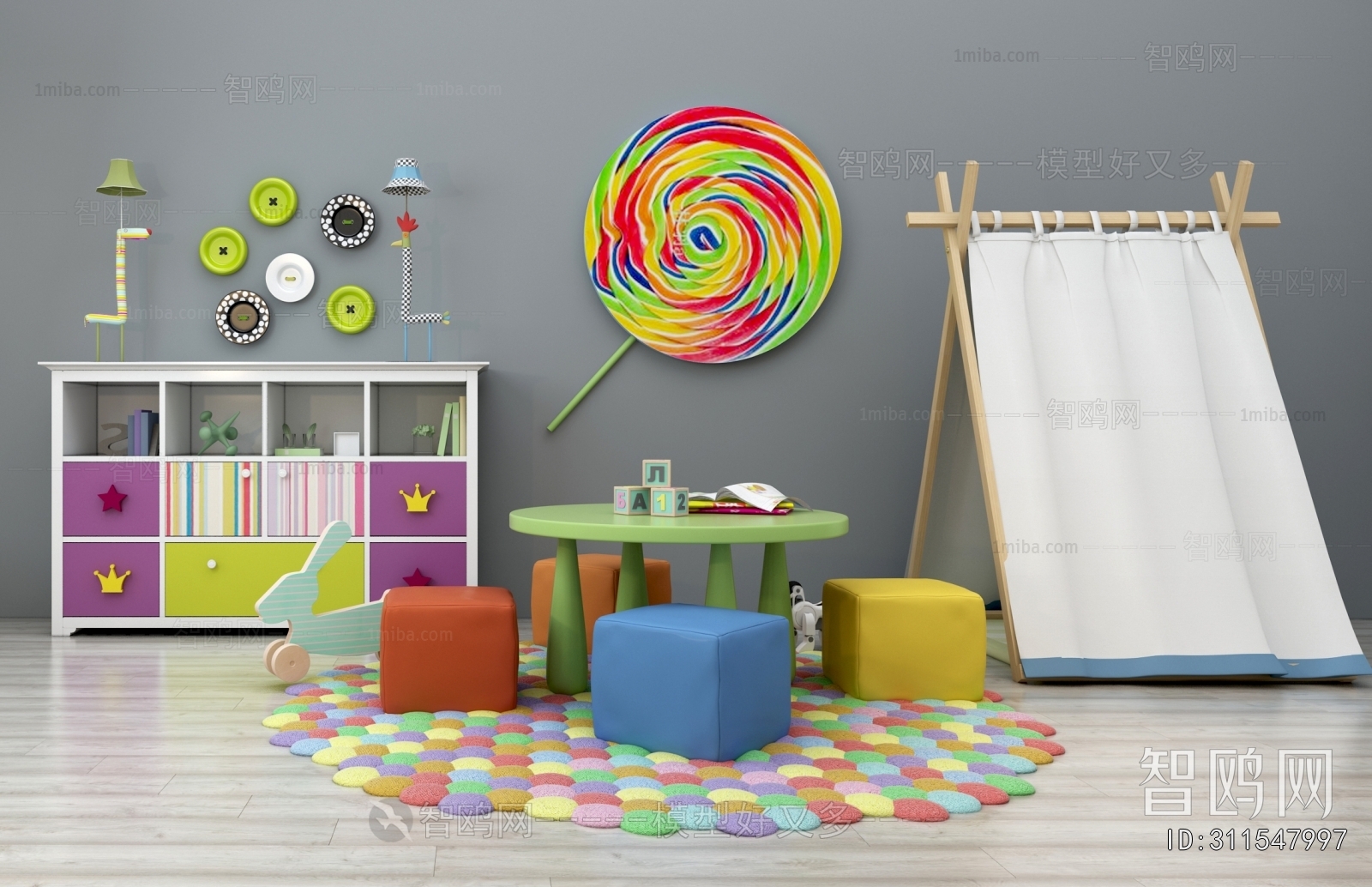 Modern Children's Table/chair