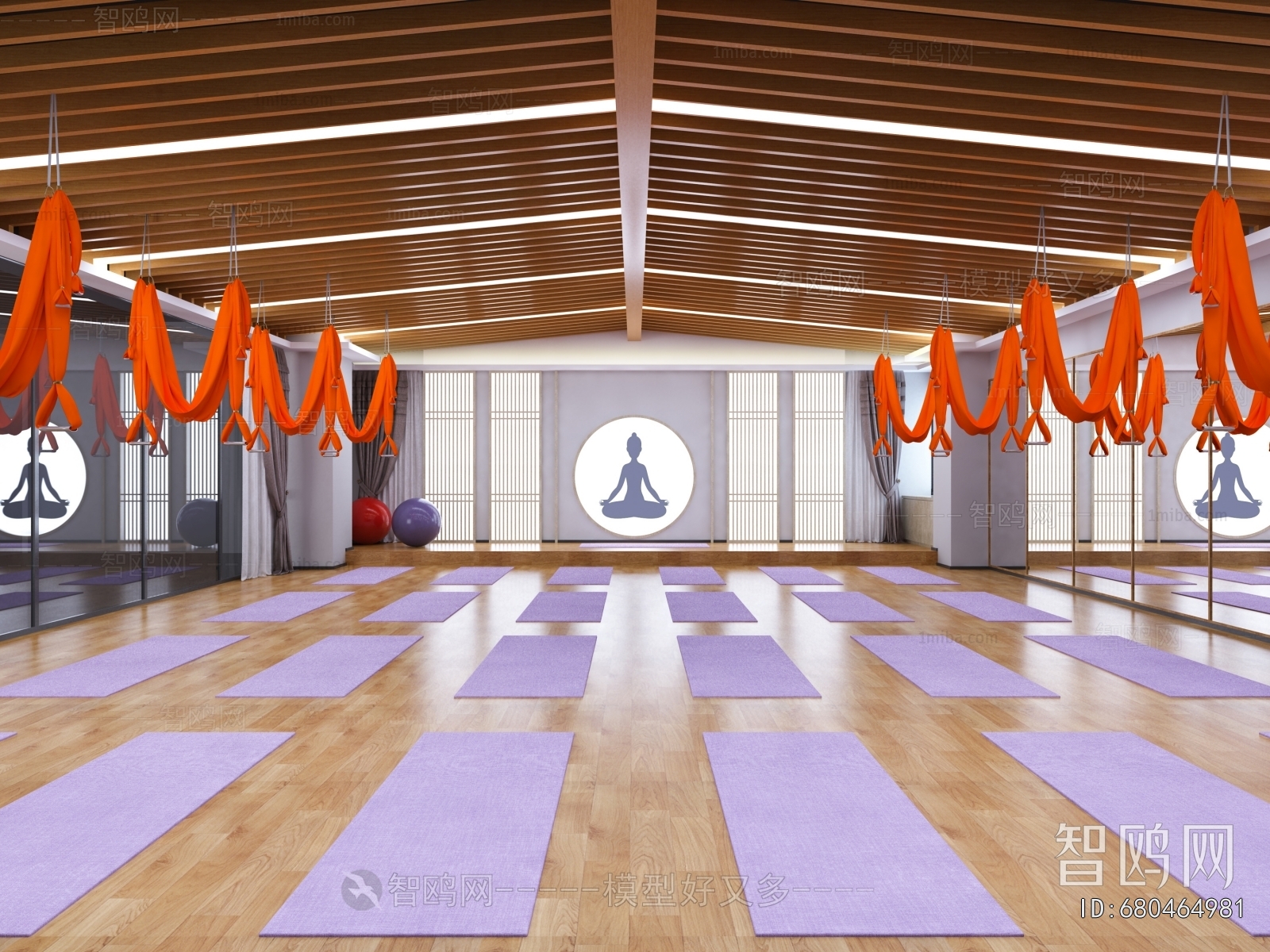 Modern Yoga Room