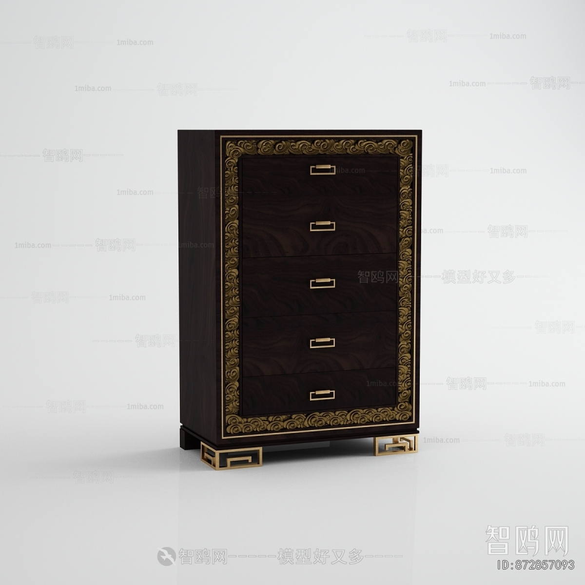 New Chinese Style Side Cabinet