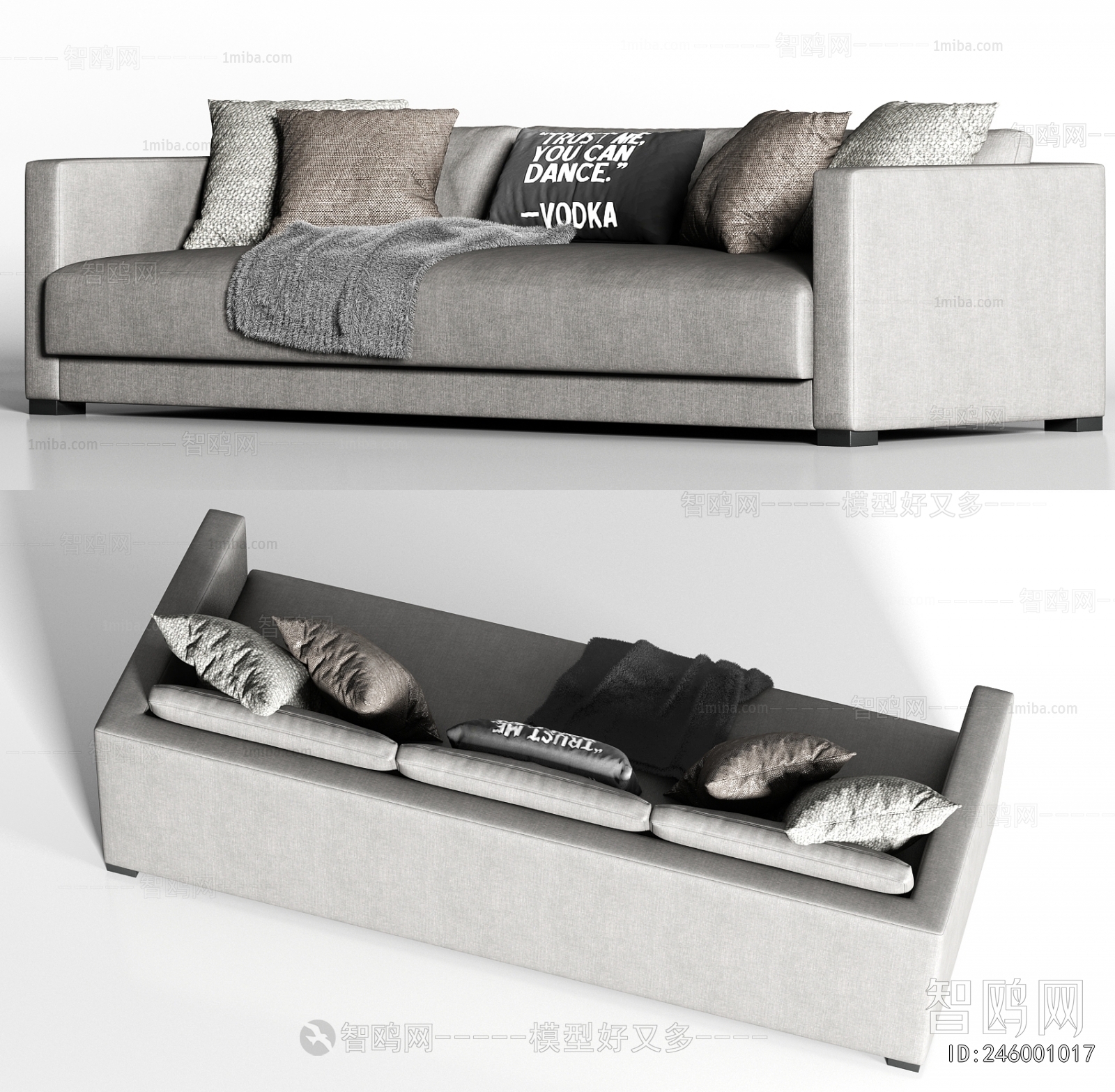 Modern Three-seat Sofa